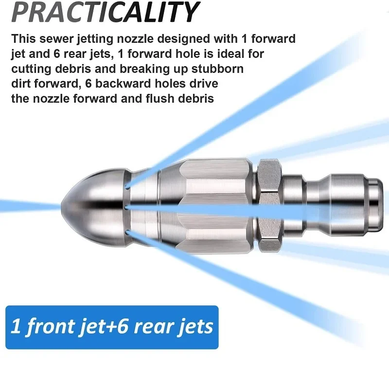 Water Jet High Pressure Spraye - огляд і ціна Drain Pipe Clip