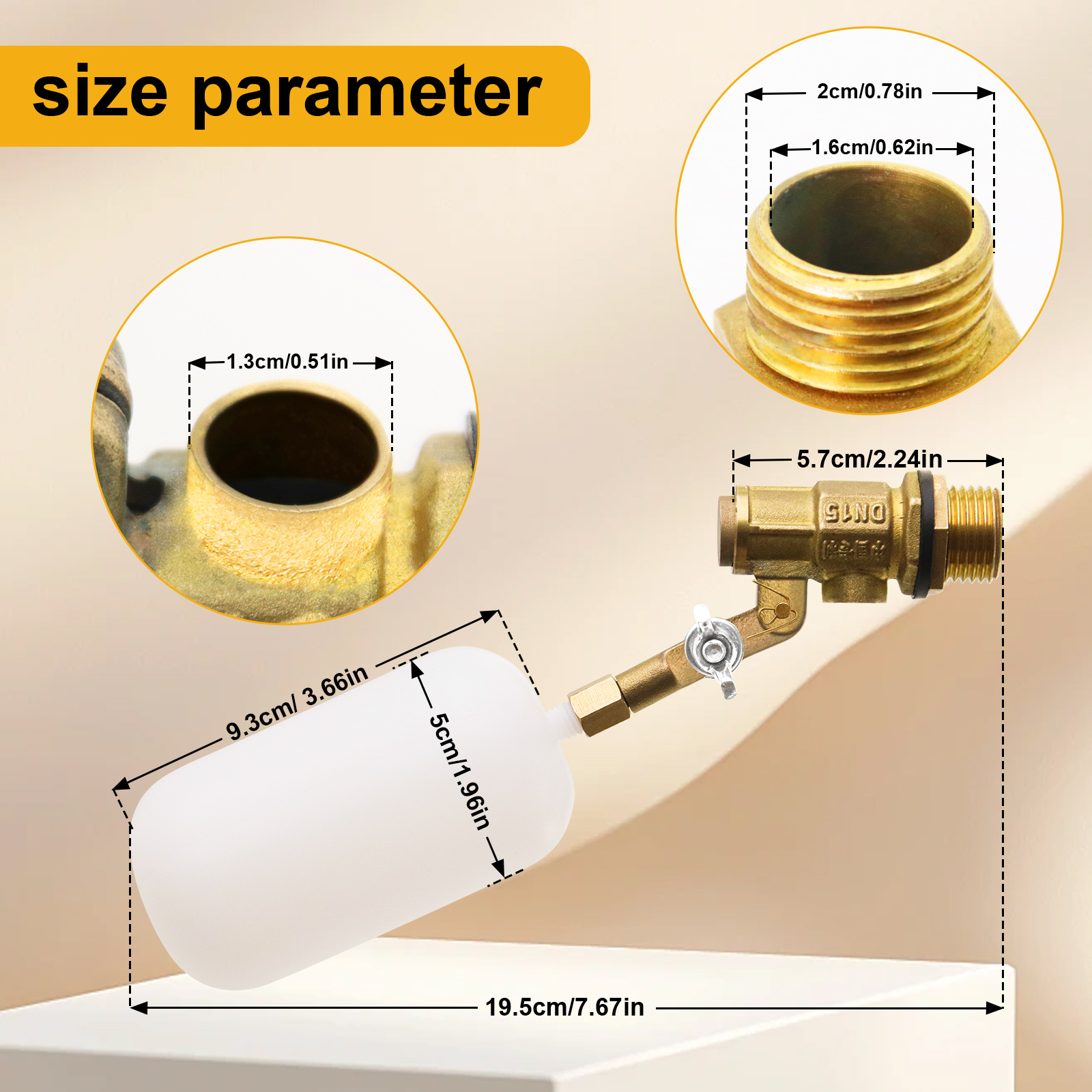 1/2 Inch Copper Calve Float Ba - огляд і ціна Float Ball Valve