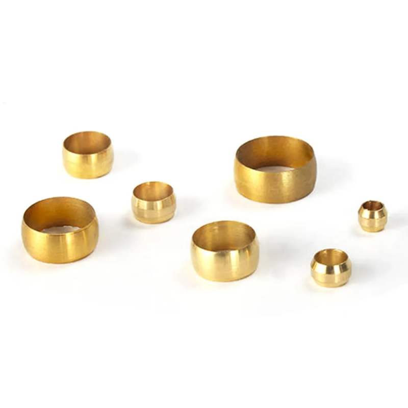 10Pcs Brass Double taper ferru - огляд і ціна Compression Fitting Brass