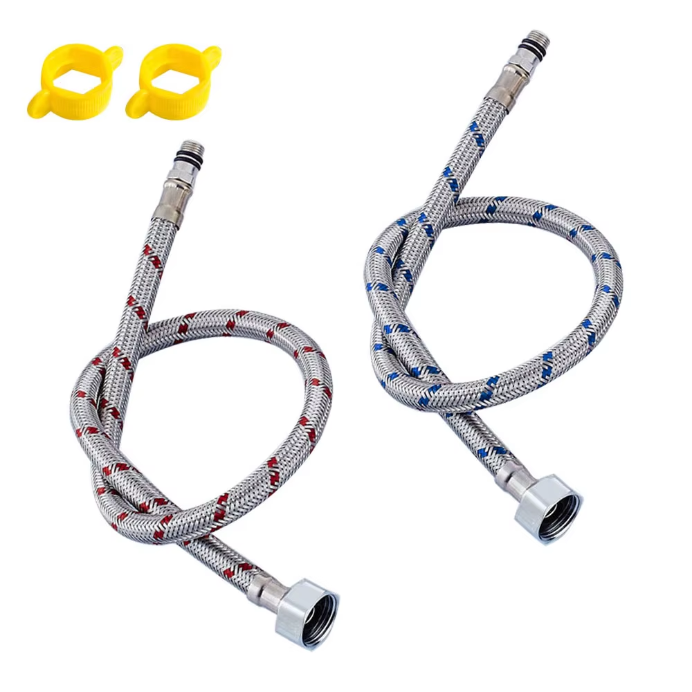 G1/2 G3/8 G9/16 50cm 1 pair St - огляд і ціна Flexible Hose Braided