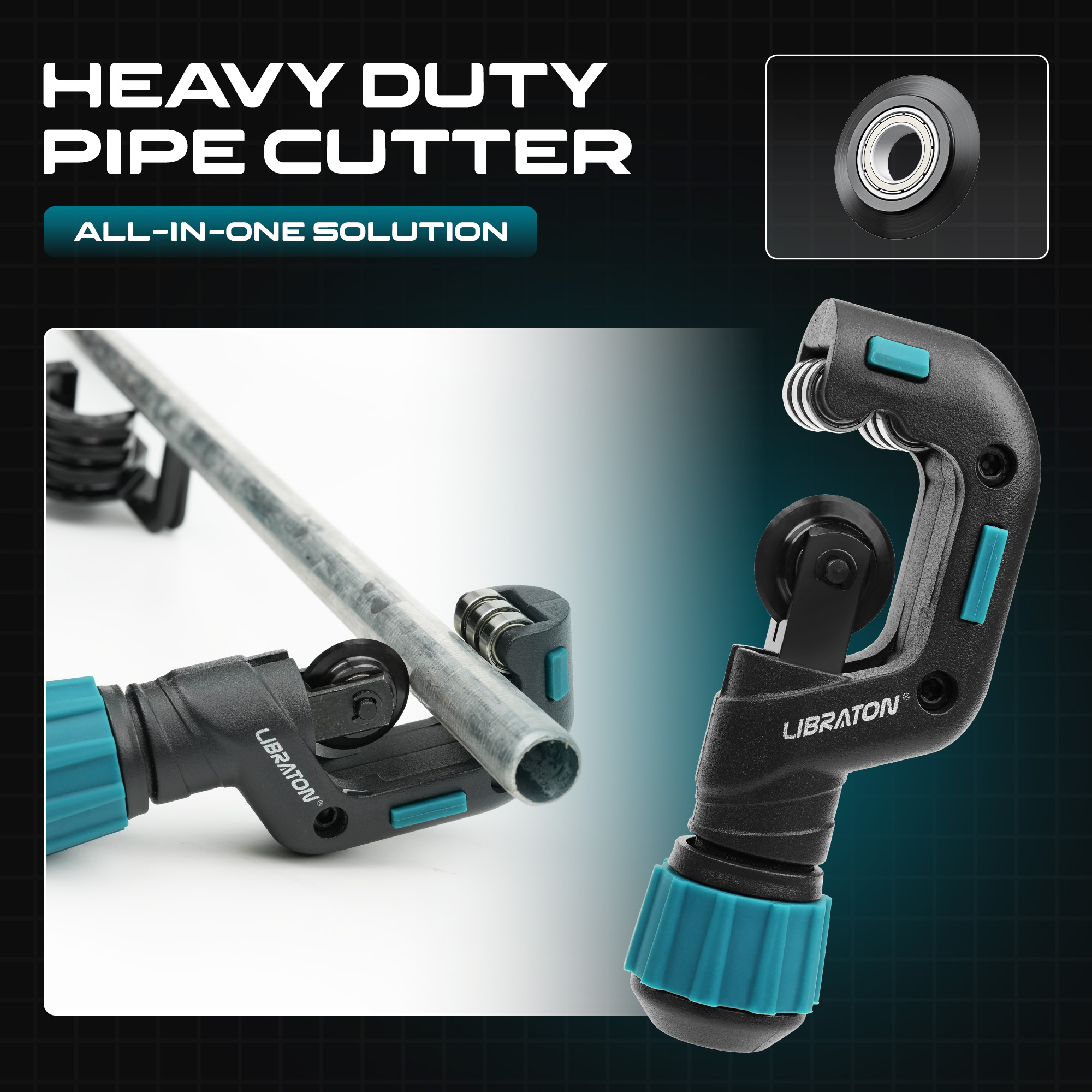 LIBRATON Pipe Cutter With Blad - огляд і ціна Pipe Cutter Ratchet