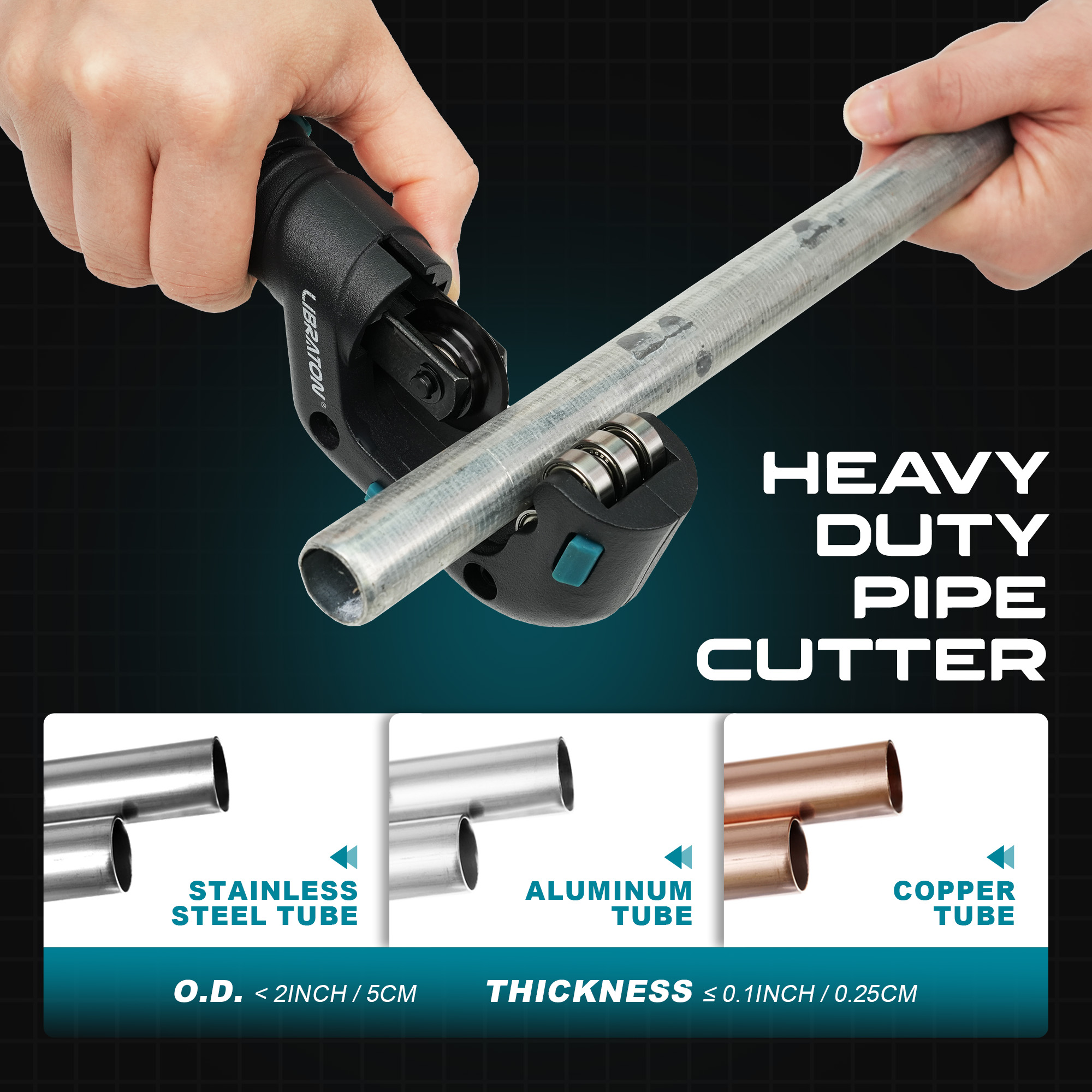 LIBRATON Pipe Cutter With Blad - огляд і ціна Pipe Cutter Ratchet