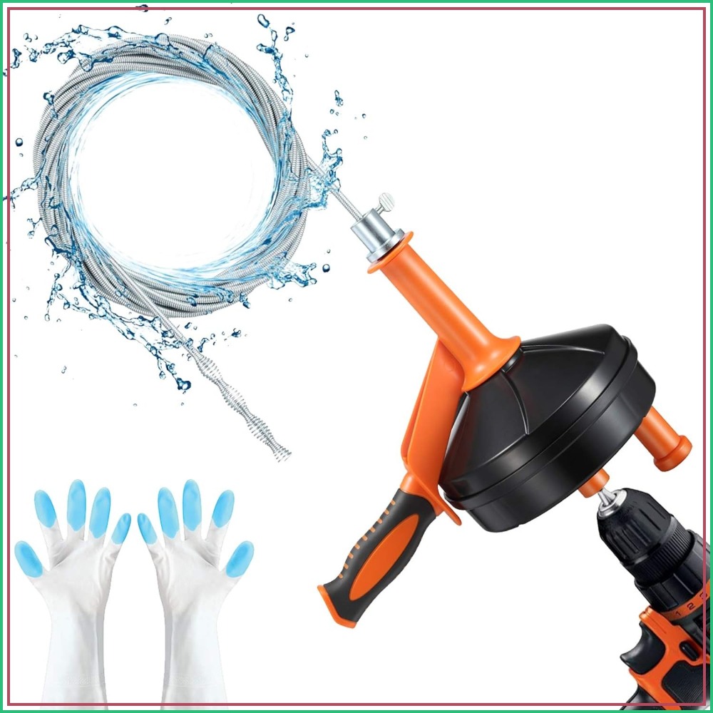 Drain Auger Clog Remover with  - огляд і ціна Drain Snake Flexible