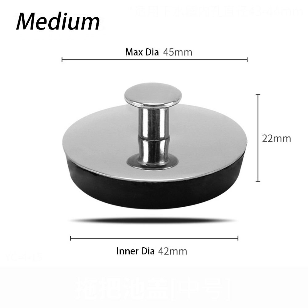 1Pcs Stainless Steel Bath Plug - огляд і ціна Drain Pipe Clip