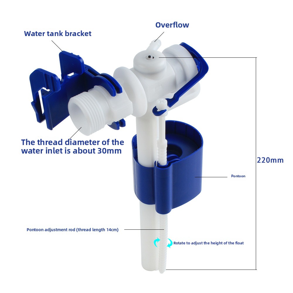 Toilet Fill Valve Flushing Val - огляд і ціна Toilet Fill Valve