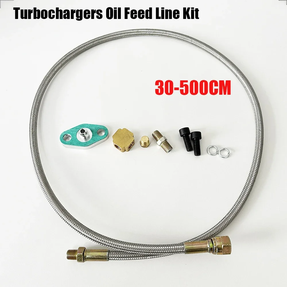 Turbo Oil Feed Line Kit Oil Re - огляд і ціна Flexible Hose Braided