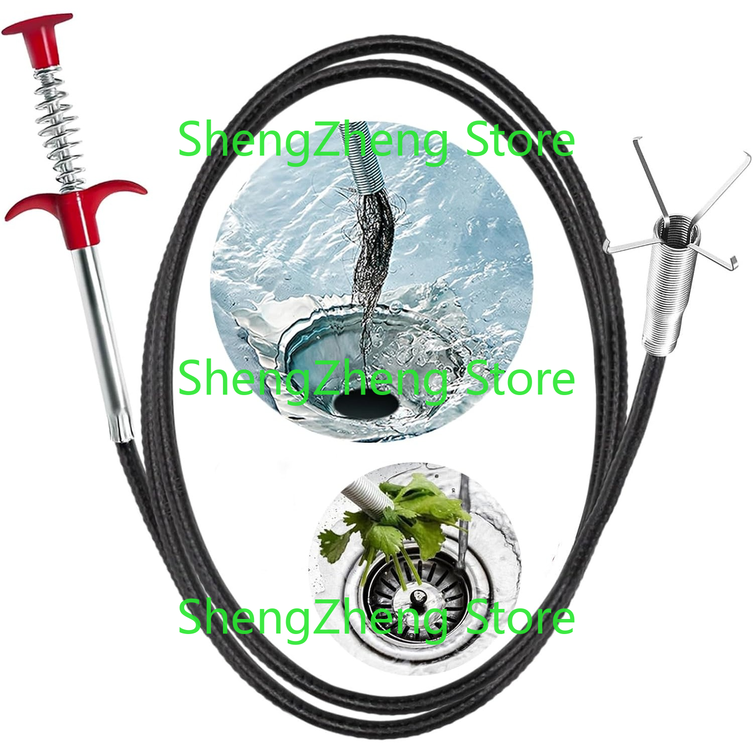 1Pcs Drain Snake Hair Drain Cl - огляд і ціна Drain Snake Flexible