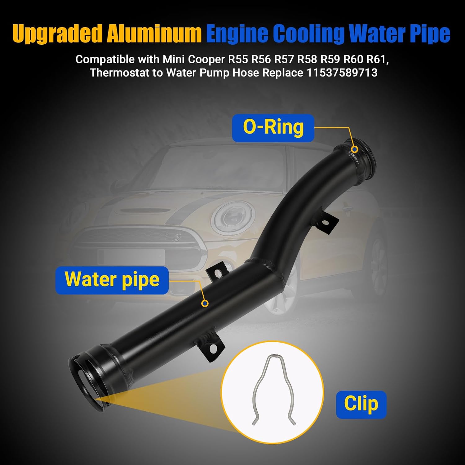 Car Engine Coolant Water Pump  - огляд і ціна Plastic Pipe Clip
