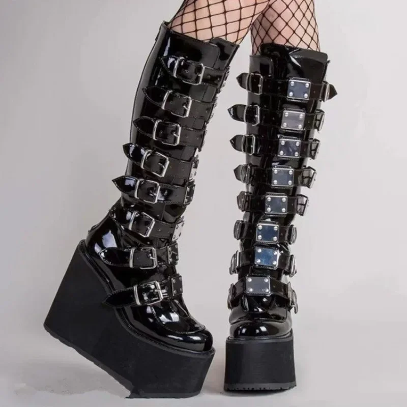 Women Boots Cosplay Ladies Hig - огляд і ціна Pipe Bending Spring