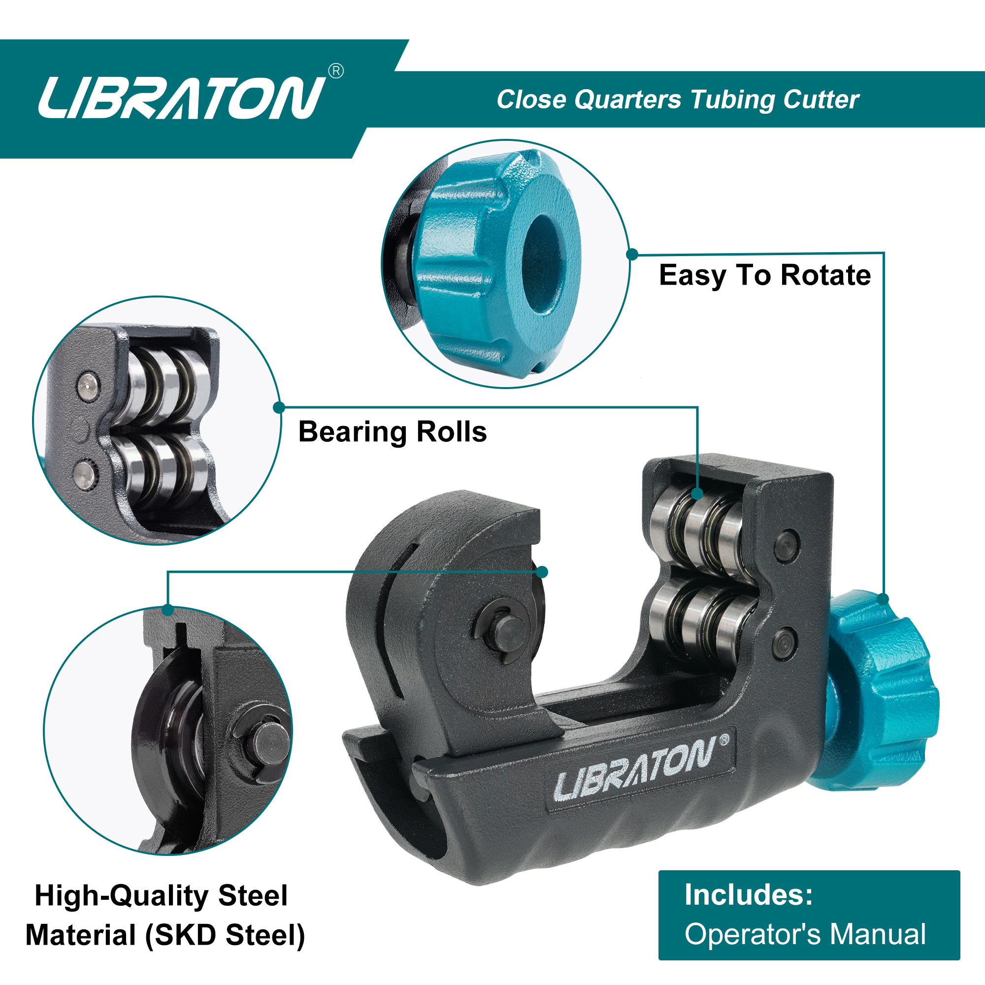 Libraton Tubing Cutter 4mm to  - огляд і ціна Pipe Cutter Ratchet