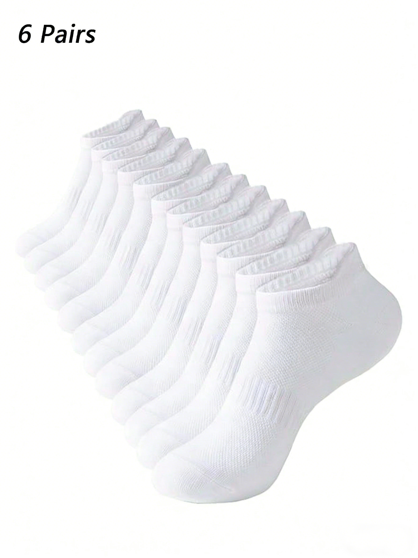 6 Pairs Women Men White Ankle  - огляд і ціна Pipe Bending Spring
