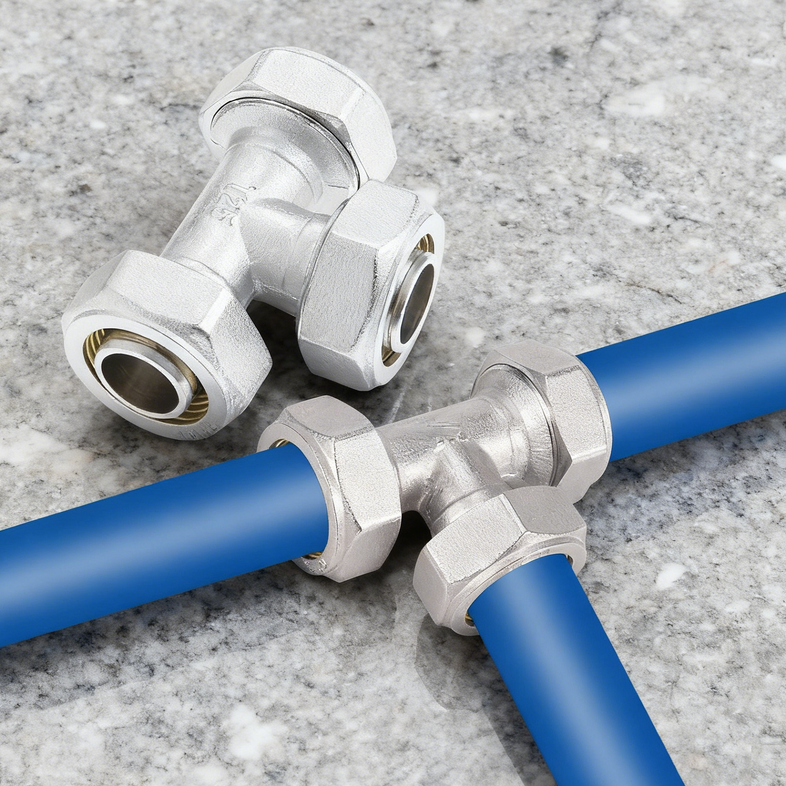 2Pcs 3/4’’ Tee Air Line Fittin - огляд і ціна Compression Fitting Brass