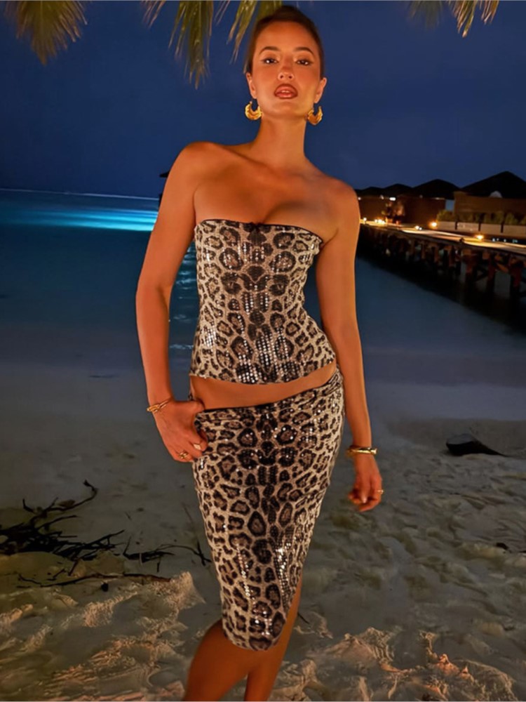 Woman 2 Piece Set Outfit Sexy  - огляд і ціна Pipe Bending Spring