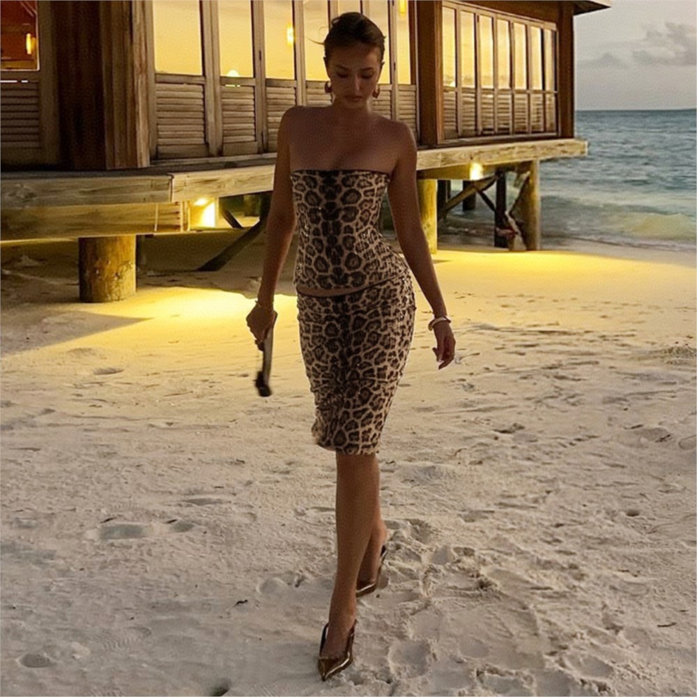 Woman 2 Piece Set Outfit Sexy  - огляд і ціна Pipe Bending Spring