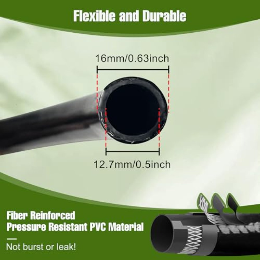 100FT 1/2 Inch Drip Irrigation - огляд і ціна Push Fit Connector